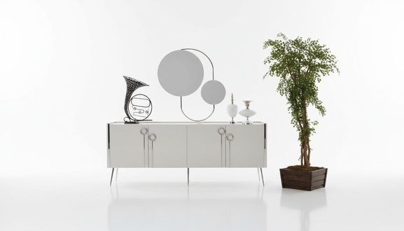 Konsole Kommoden Konsolentisch Schminkkonsole Dekokonsole Sideboard-Konsole