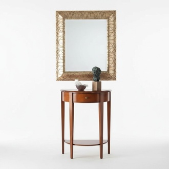 Konsolentisch Schminktisch Konsole Tisch Luxus Schlafzimmer Holz Braun