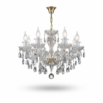 Kronleuchter Kristall Leuchte Deckenleuchte Bohemia Hängeleuchte Lampe