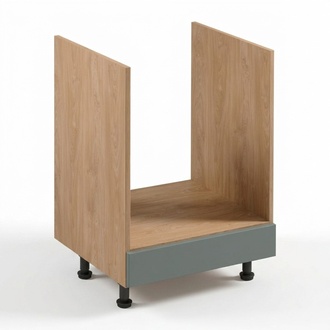 Küchenschrank Schrankmodul Basis-Unterschrank Unterbau für Herd Holz