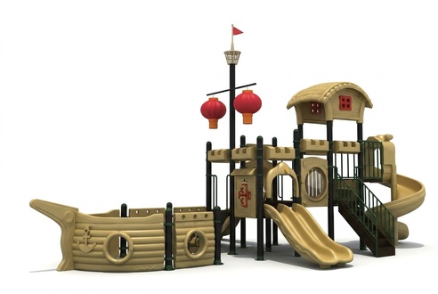 Kunststoffspielplatz Schiff Kinder Unterhaltung für Kinder Outdoor Spielplätze