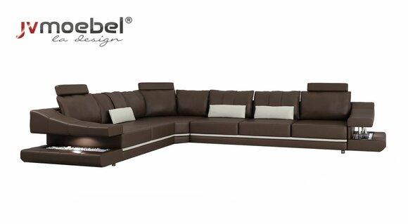 Ecksofa Sofa Couch Polster EckSoga Wohnlandschaft Textil Eck L Form