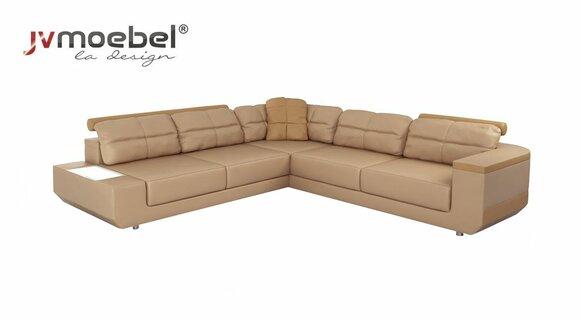 Ecksofa Sofas Luxus Leder L Form Stoff Modern Ecken Couch Sofa Wohnlandschaft