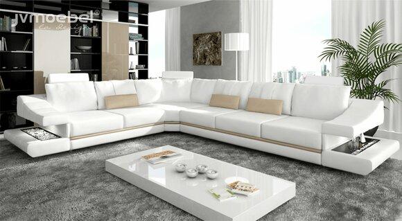 Wohnzimmer moderne Design Sofas Couchs Eleganc L-Form Ecksofa Stoff Couch Neu