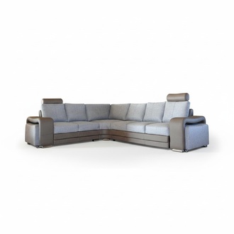 L-Form Stoff Ecksofa Wohnlandschaft Polster Eck Sofa Couch Sitz Garnitur