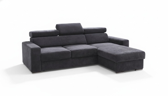 L-Form Stoff Sitz Garnitur Designer Wohnlandschaft Ecksofa Textil Couch