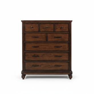 Landhaus Stil Möbel Hoch Kommode Schrank Designer Schränke Braun