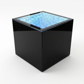 Led Quadrat Beistelltisch Kaffeetisch Wohnzimmer Möbel Wasser Säule