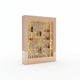 Led Wasser Wand Bar Regal Säule Wassersäulen Theke Regale Designer Beleuchtet