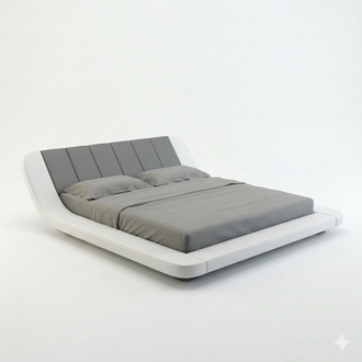 Lederbett Wasserbett Hotel Doppelbett Betten Mit USB Komplett Polsterbett Wasser