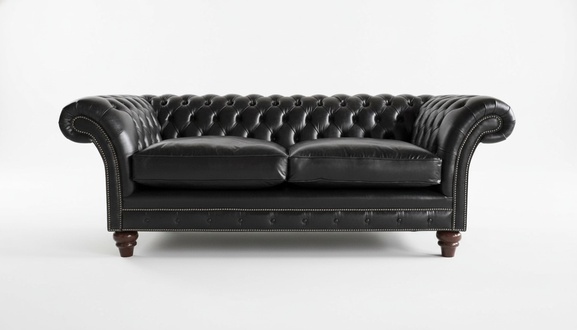 Ledersofa Chesterfield Designer Couchen Sofa Polster 3 Sitzer