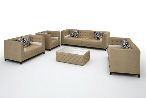 Ledersofa Couch Sofagarnituren Sitzer Garnitur Design Modern Sofa