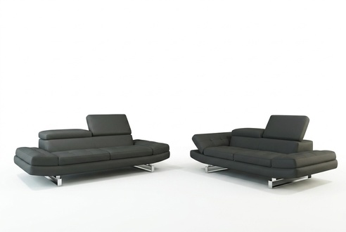Ledersofa Couch Wohnlandschaft 3+2+1 Sitzer Garnitur Design Modern Sofa
