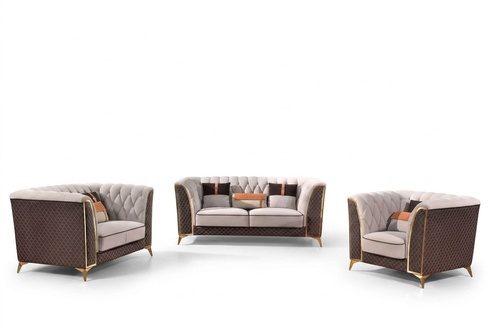 Ledersofa Designer Sofa Sofagarnitur 321 Sitzer Modernes Sofa