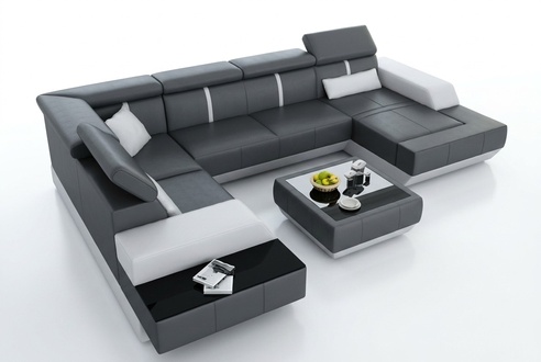 Ledertische Couchtische Tische Designer Glastisch Couchtisch MANS