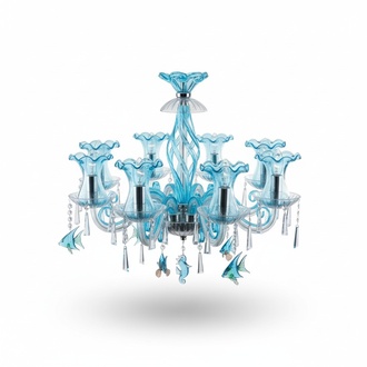 Luster Kristall Kronleuchter Lampe Hängeleuchte Leuchte Deckenleuchte