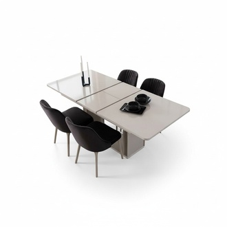 Luxuriöser Weißer Tisch Esstische Esszimmer Möbel Holztische Tische