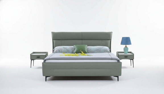 Luxus Bett Textil 2x Nachttisch 3tlg. Schlafzimmer Set Möbel Betten