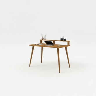 Luxus Braun Schreibtisch im Schlafzimmer Stil Moderne Holzschreibtische Neu