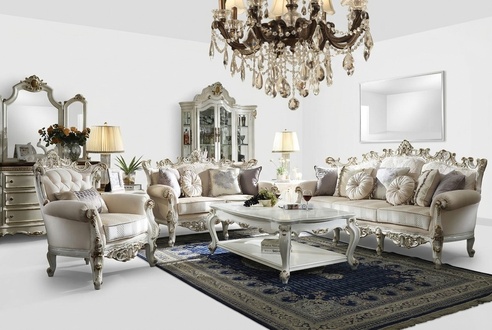 Luxus Chesterfield Sofagarnitur 3+2+1 Sitzer mit Couchtisch Möbel Couch