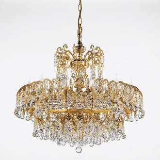 Luxus Deckenleuchte Hotel Lampe Große Deckenleuchte 75x120cm Kronleuchter