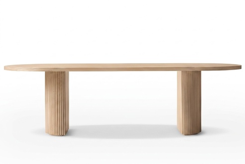 Luxus Design Esstisch Holz 213x102x76 cm modern elegant