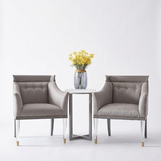 Luxus Design Möbel Italienische Stil Sessel Wohnzimmer Lounge Club Relax