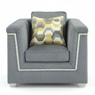 Luxus Design Möbel Stühle Moderner Design Sessel Textil Wohnzimmer