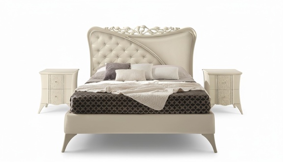 Luxus Doppelbett Bett Bettgestelle Betten Schlafzimmer Bettrahmen Modern Design