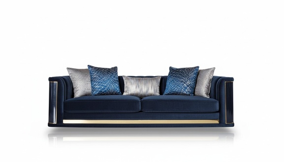 Luxus Dreisitzer Sofa 3 Sitzer Sofas Sitz Design Möbel Couchen Schwarz