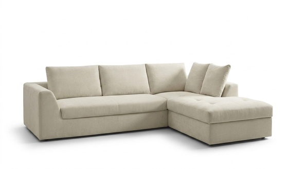 Luxus Ecksofa L-Form Sofas Couch Leder Möbel Sofas Stoff Design Neu alfitalia