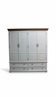 Luxus Kleiderschrank Holzschrank Schrank Schlafzimmer Ankleide Möbel Echtholz
