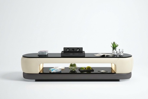 Luxus Kommode Leder xxl Kommoden Luxus Schrank Sideboard Low Board