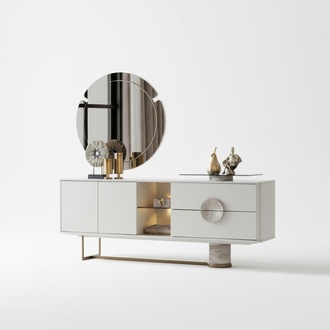 Luxus Kommode Loft Sideboard Moderne Kommoden Sideboards Schrank 208cm