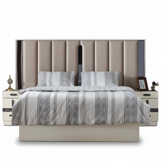 Luxus Möbel Bett Schlafzimmer Design Doppelbett Polster Moderne Betten