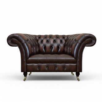 Luxus Neu Sitz Wohnzimmer Braun Sessel Einrichtung Polstermöbel Chesterfield