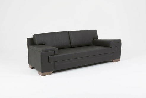 Luxus Schwarzes Sofa Büromöbel Polstersofas Moderne Designer Couchen