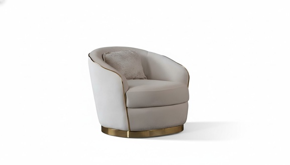 Luxus Sessel Einsitzer Sofa Couch Polster Möbel 82x85x77cm Lehnstuhl