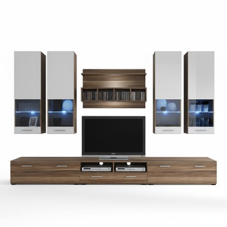 Luxus tv Ständer Wohnzimmer rtv Lowboard Designer Wandregal Modern Wohnwand