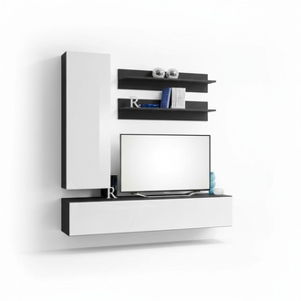Luxus tv -Ständer Wohnzimmer rtv Lowboard Designer Wandregale Wohnwand Neu