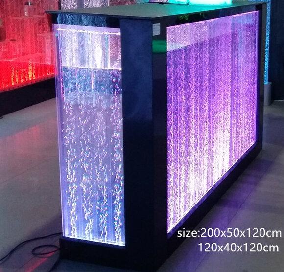 Tisch Bar Wasser Wand Bar Theke Beleuchtete Bartisch Bartheke Led Regal