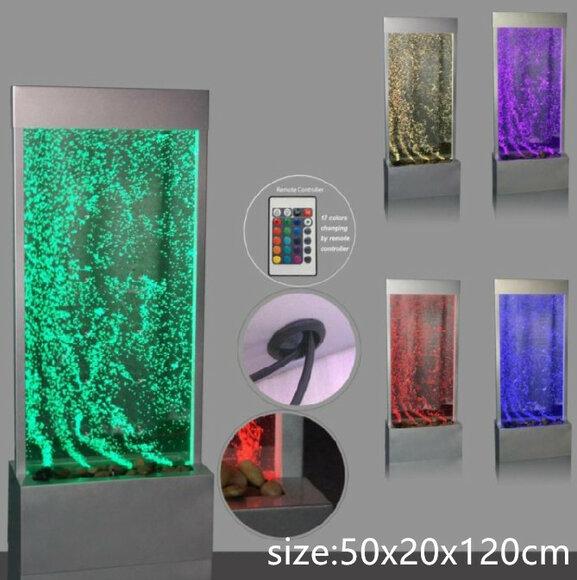 Trennwand Designer Edelstahl Wassersäulen Säulen Wände Led Wand