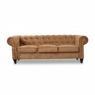 Marken Möbel jvmoebel ® Chesterfield Sofa Couch Textil Stoff Garnitur