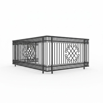 Maßgeschneiderte Treppen Geländer Balkon Schmiedeeisen !Angebot einholen! #124