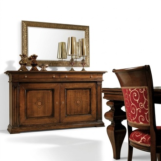 Massivholz Kommode mit Spiegel Kommode mit Spiegel 2er Set Italienische Möbel.