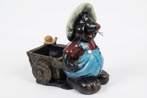 Maulwurf Figur Garten Statue Skulptur Figuren Skulpturen Dekoration