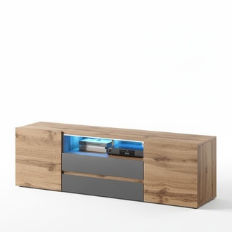 Medienkonsole TV-Lowboard Fernsehtisch Sideboard TV-Möbel RTV