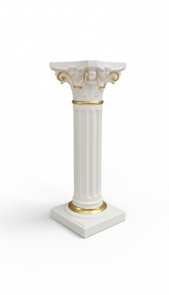 Medusa Säule Römische Säulen Marmor Skulptur Figur Deko Dekoration