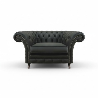 Modern Chesterfield Sessel Wohnzimmer Polstermöbel Textil Polsteritz