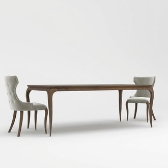 Modern Einrichtung Esstisch 4x Stühle Luxus Esszimmer Möbel Design Neu